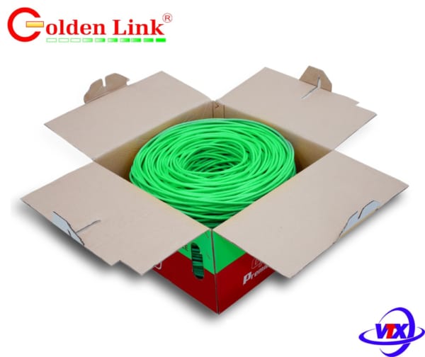 Cáp mạng Golden Link SFTP Cat6E Chống nhiễu-100m