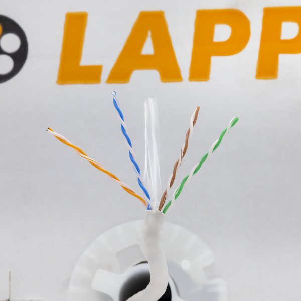 Chụp cắt lớp thành phần cấu tạo Cáp mạng Cat6 UTP Lapp Kabel