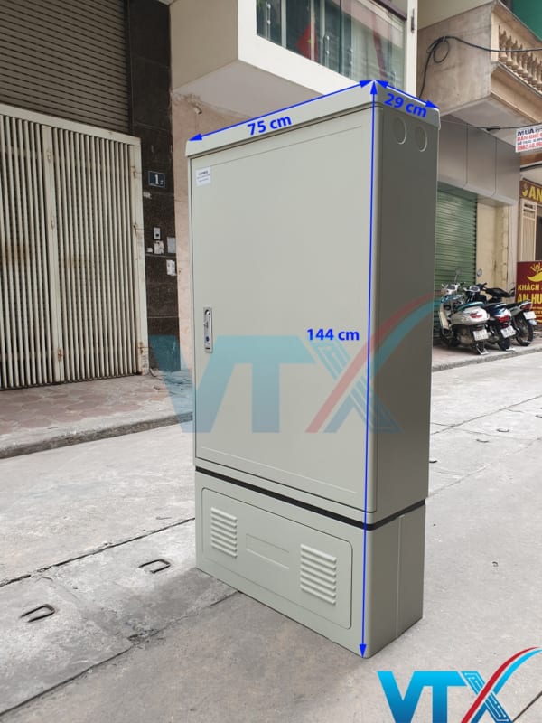 Tủ phối quang ODF 288FO Ngoài trời đầy đủ phụ kiện