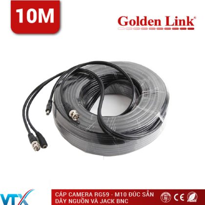 Cáp đồng trục bấm sẵn RG59-M20 Golden Link
