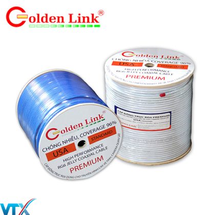 Cáp đồng trục  RG6 Jelly Premium Golden Link