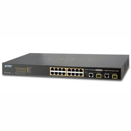 Switch mạng PoE PLANET FGSW-1816HPS 16 port