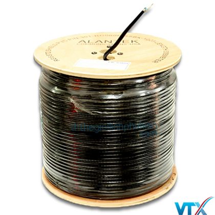 Cáp đồng trục Alantek RG59 Có dầu 301-RG590F-SSBK-1223