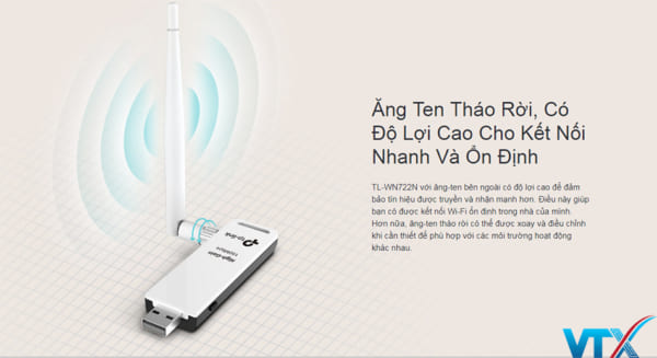 Bộ phát Wifi TP-Link TL-WN722N