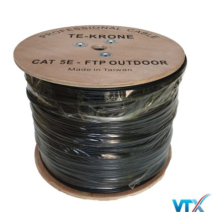 Cáp mạng chống nhiễu ngoài trời  Cat5e FTP TE-Krone