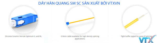 Dây hàn quang Single mode SC