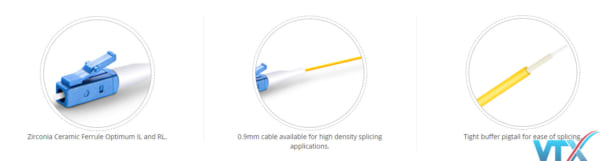 Dây hàn quang Single mode LC – Pigtail LC