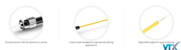 Dây hàn quang Single mode ST – Pigtail ST