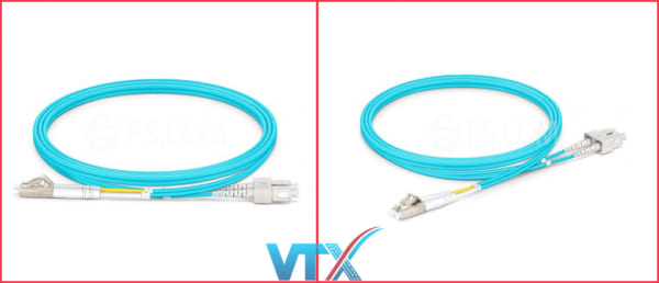 Dây nhảy quang Multimode OM3 50/125μm SC-SC