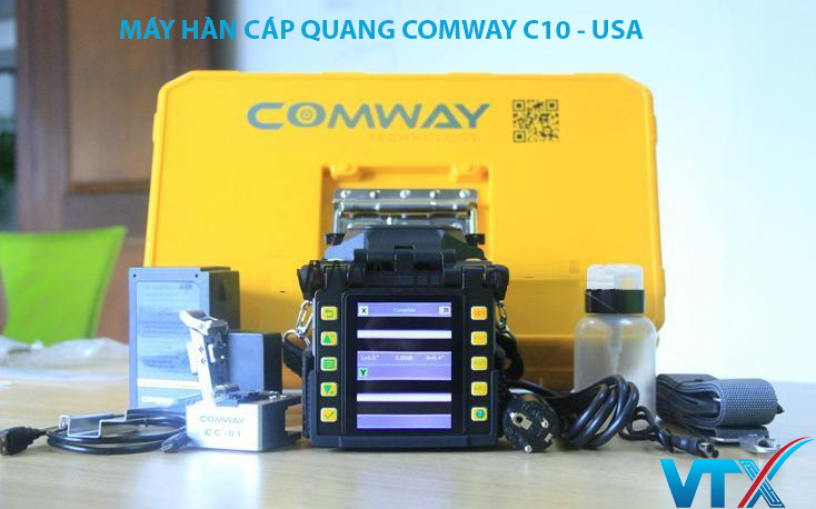 Máy hàn cáp quang Comway Mỹ được VTXVN sử dụng