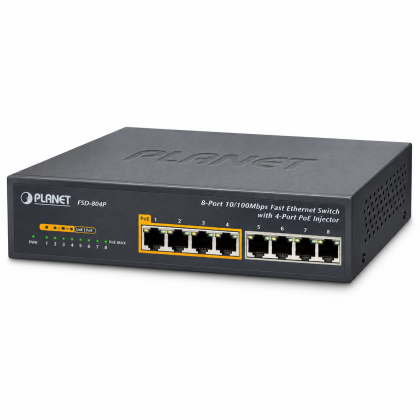 Switch mạng PoE PLANET FSD-804P 8 port