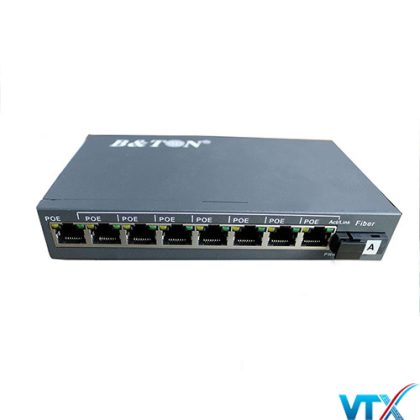 Switch chia mạng 08 POE 10/100M+1UTP BTON