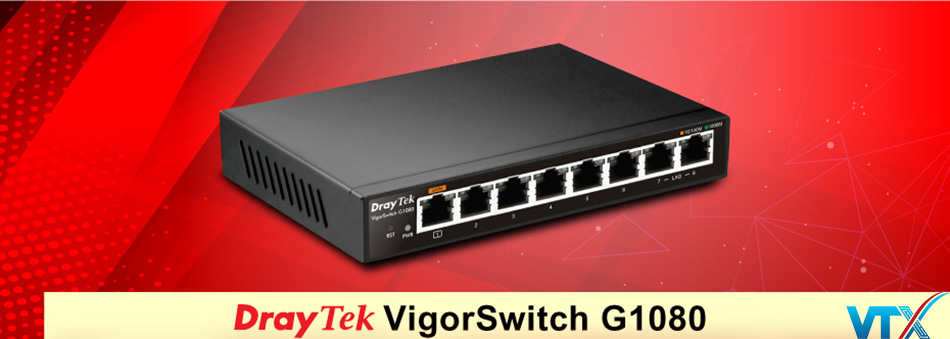 Switch mạng DrayTek VigorSwitch G1080