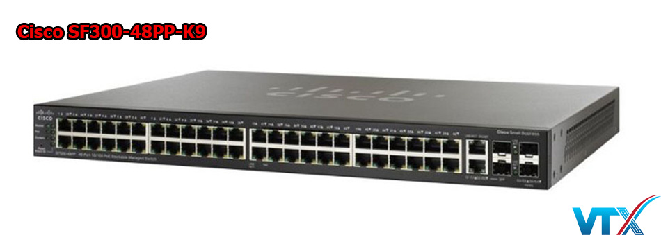 Switch mạng POE Cisco SF300-48PP-K9