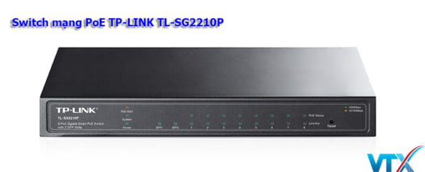 Switch mạng PoE TP-LINK TL-SG2210P