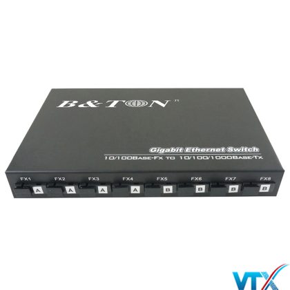 Swicth Quang BTON 8 cổng A 10/100Mbps, chuẩn SC