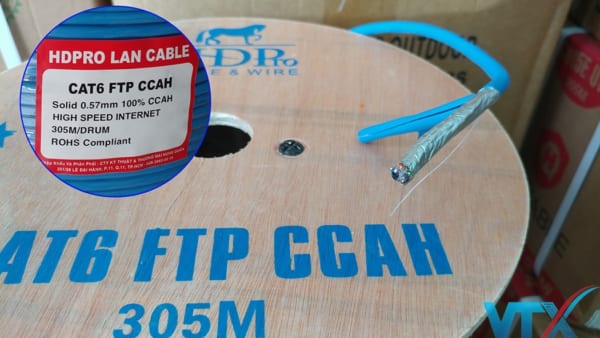 Cáp mạng HDPRO Cat6 FTP CCAH