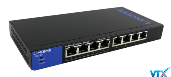 Switch mạng PoE Linksys LGS108P