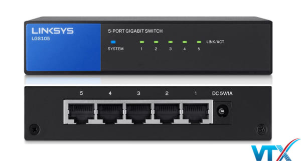 Switch mạng Linksys LGS105