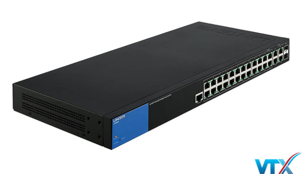 Switch mạng PoE Linksys LGS528P