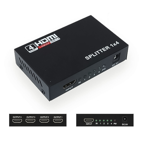 Bộ chia HDMI splitter 1 ra 4 hỗ trợ 4K x 2K