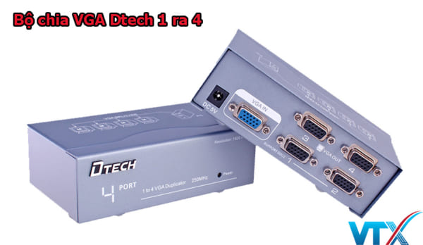 Bộ chia VGA 1 ra 4 Dtech