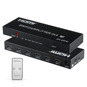 Bộ gộp chia HDMI Splitter 2×4
