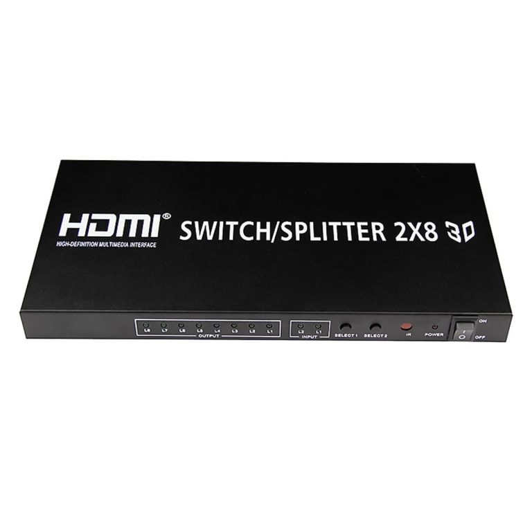 Bộ gộp chia HDMI Splitter 2×8 2 vào 8 ra