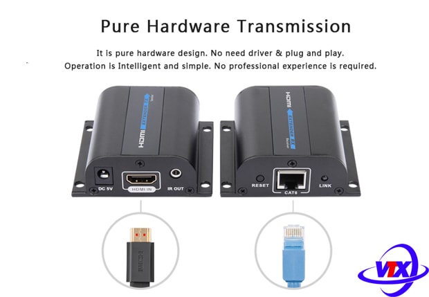 Bộ kéo dài HDMI LKV372A Extender 60m