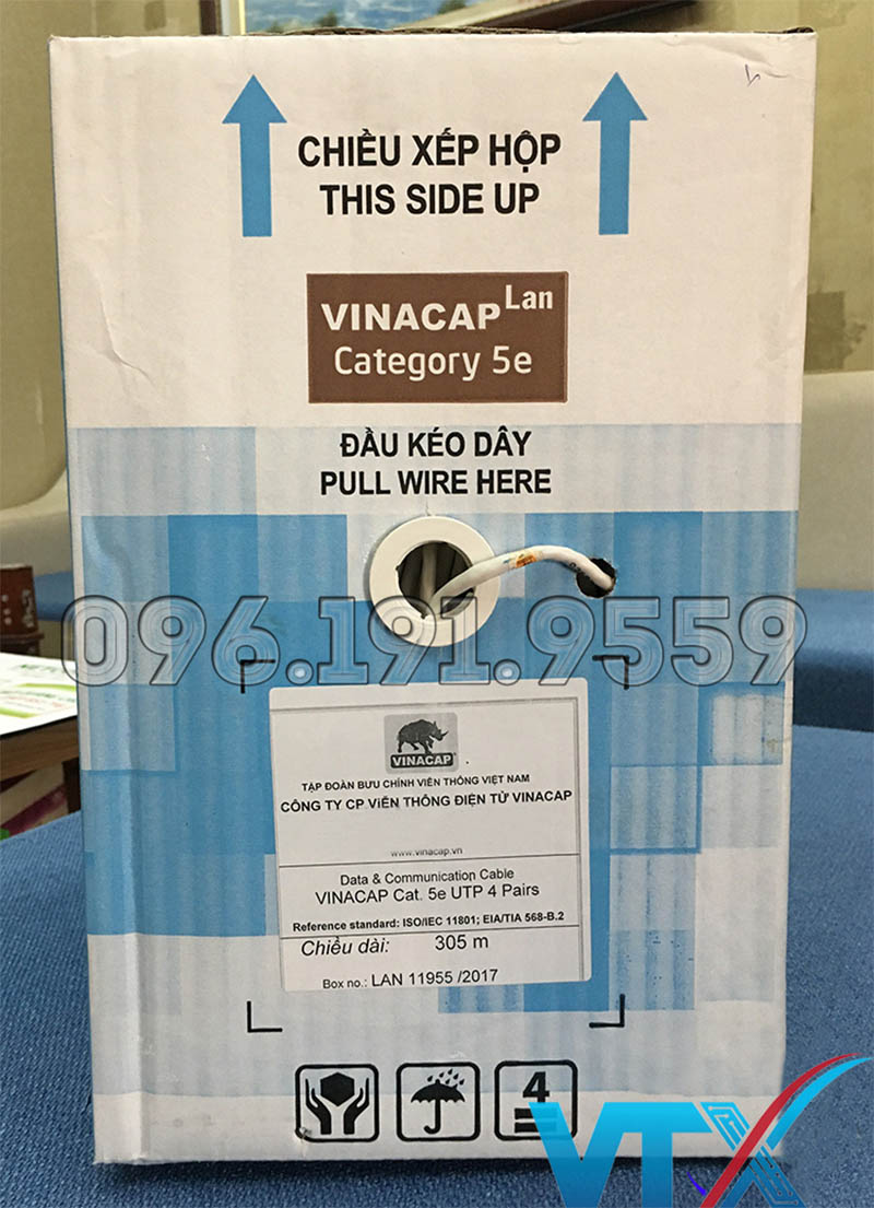 Cáp Mạng Cat5e UTP Vinacap