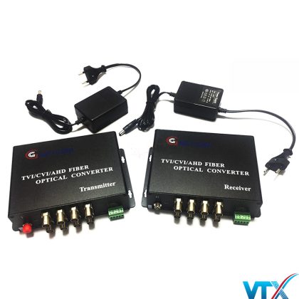 Converter video quang GNETCOM 8 Kênh 1080p có PTZ
