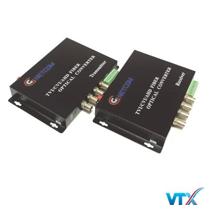 Converter video quang GNETCOM 4 kênh 1080p có PTZ