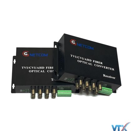 Converter video quang GNETCOM  8 kênh 720p có PTZ