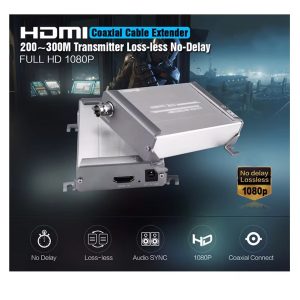 Kéo dài HDMI Bằng Cáp Đồng Trục 1080P 300 Mét