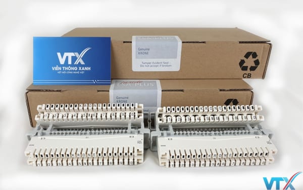 Phiến điện thoại Krone 10 đôi chính hãng Đức - Séc
