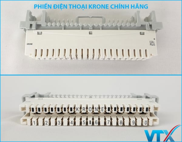 Phiến điện thoại Krone 10 đôi chính hãng Đức - Séc