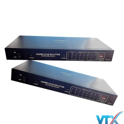 Bộ chia HDMI Ugreen 40218 1 ra 16 cống hỗ trợ HDMI