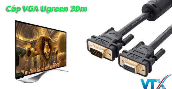 Cáp tín hiệu VGA Ugreen 30m