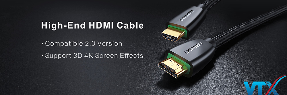 Cáp tín hiệu HDMI Ugreen 1.5m