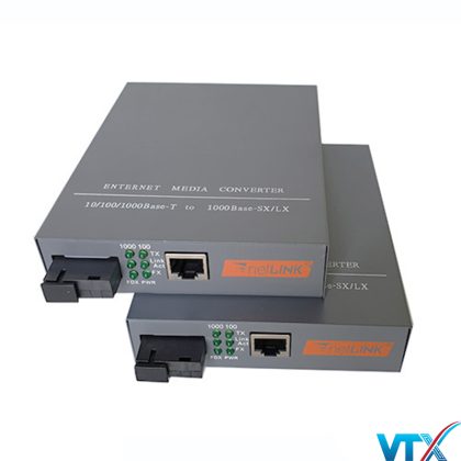 Converter Quang NetLink 1 Sợi 10/100/1000mbps HTB4100A/B