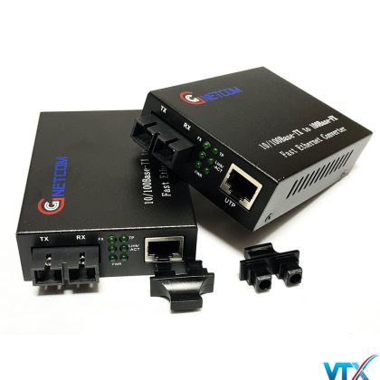 Converter quang Gnetcom 2 sợi 10/100Mbps