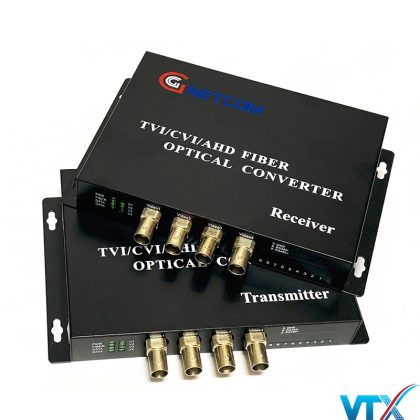 Converter video quang GNETCOM 4 kênh 720/960p
