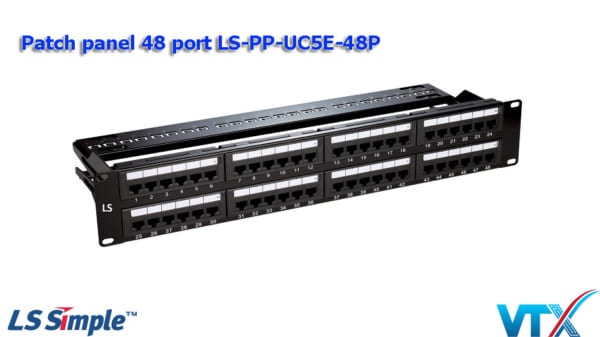 Patch panel 48 port LS-PP-UC5E-48P