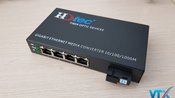 Converter 4 cong RJ45 1000M