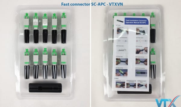 Đầu nối quang nhanh SC-APC