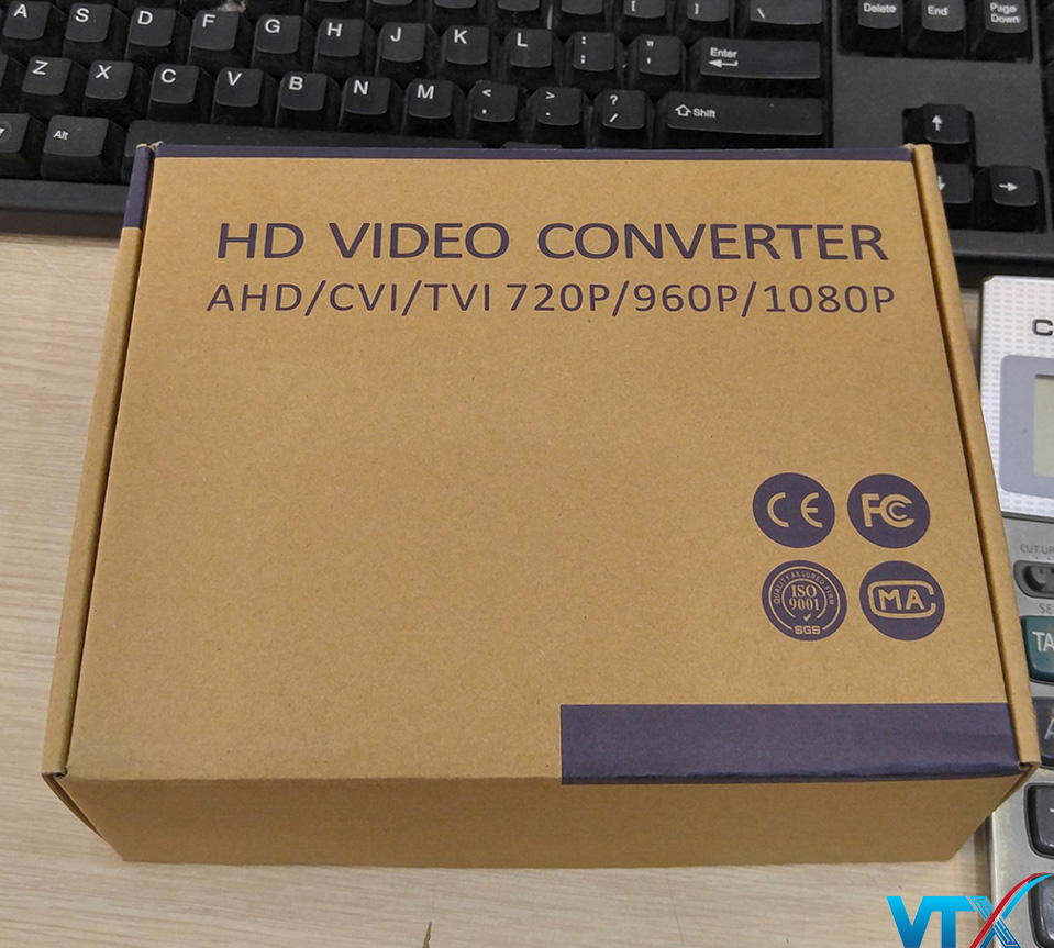 Media converter quang 1 port 1080p hdtec