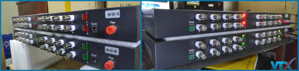 Media converter quang 16 port hdtec