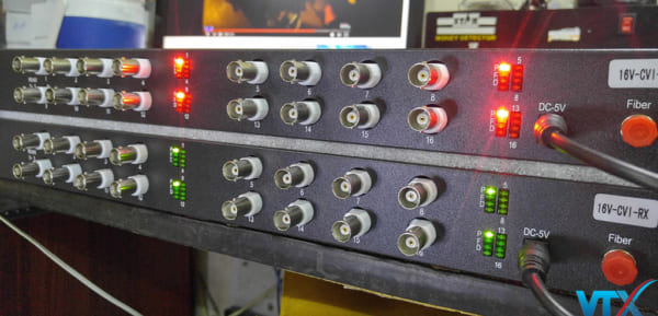 Media converter quang 16 port hdtec
