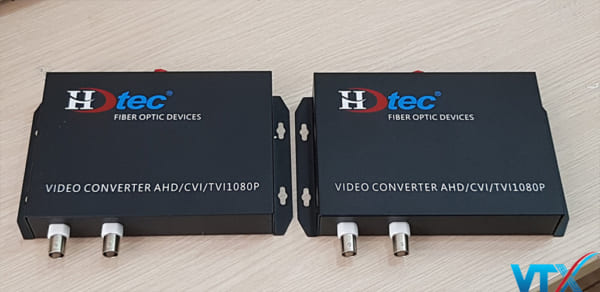 Media converter quang 2 port 1080p hdtec