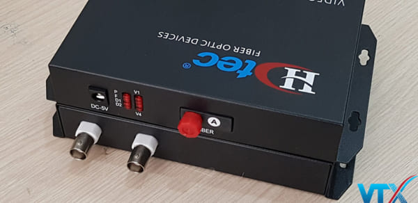 Media converter quang 2 port 1080p hdtec